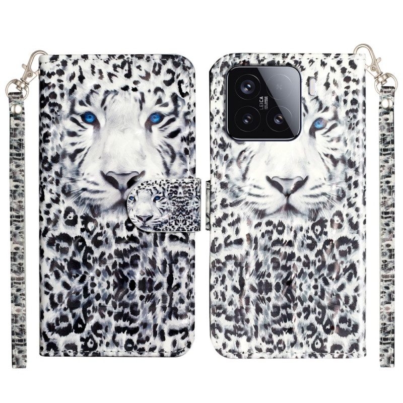 Kotelot Xiaomi 15t Pro Leopardihihna Suojakuori