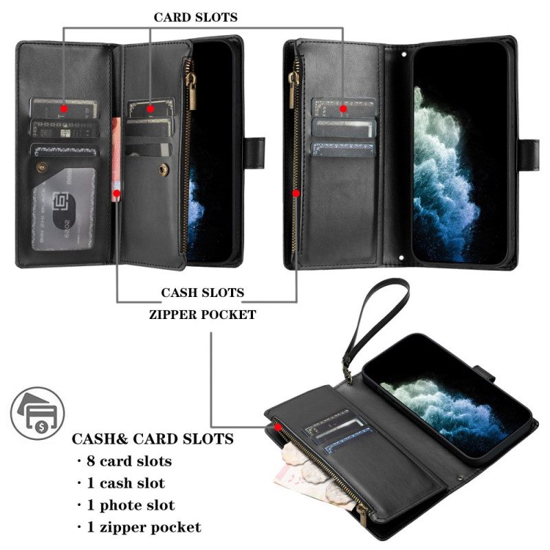 Kotelot Xiaomi 15t Pro Nahkajäljitelmälompakko