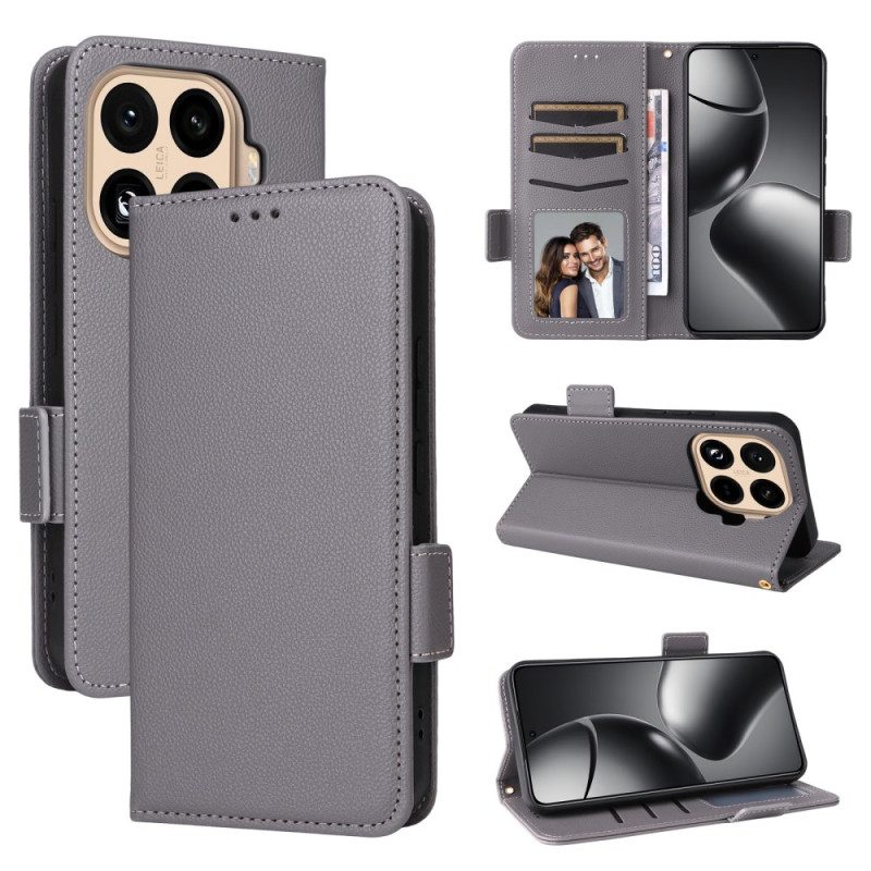 Kotelot Xiaomi 15t Pro Puhelinkuoret Tekonahkaa Nauhalla