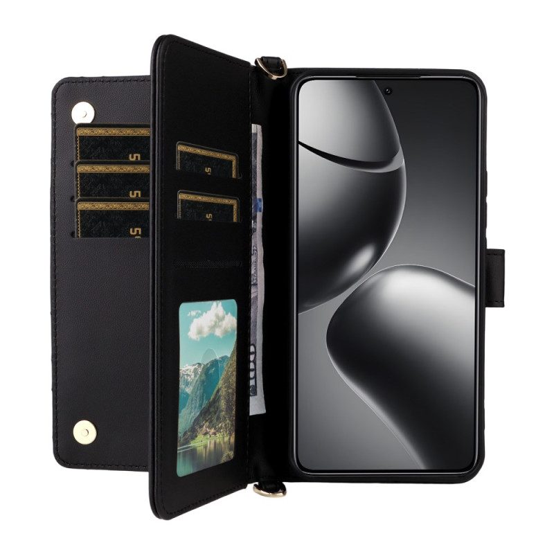 Kotelot Xiaomi 15t Pro Tikattu Hihna Ja Rannehihna Suojakuori