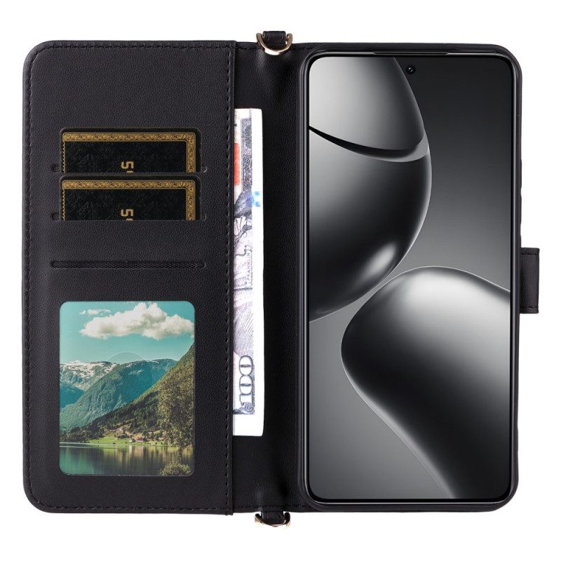 Kotelot Xiaomi 15t Pro Tikattu Hihna Ja Rannehihna Suojakuori