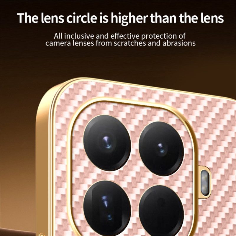 Kuori Xiaomi 15t Pro Hiilikuitu Tekstuuri