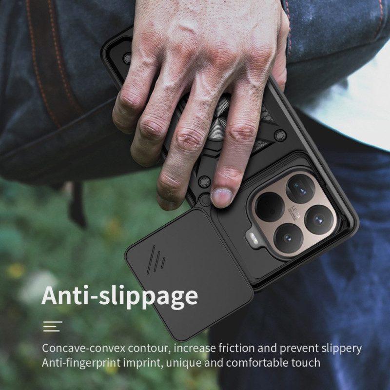 Kuori Xiaomi 15t Pro Liukuva Kameran Suojus Ja Jalusta