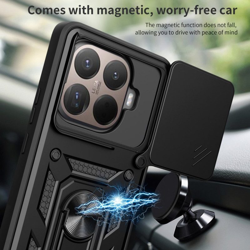 Kuori Xiaomi 15t Pro Liukuva Kameran Suojus Ja Jalusta