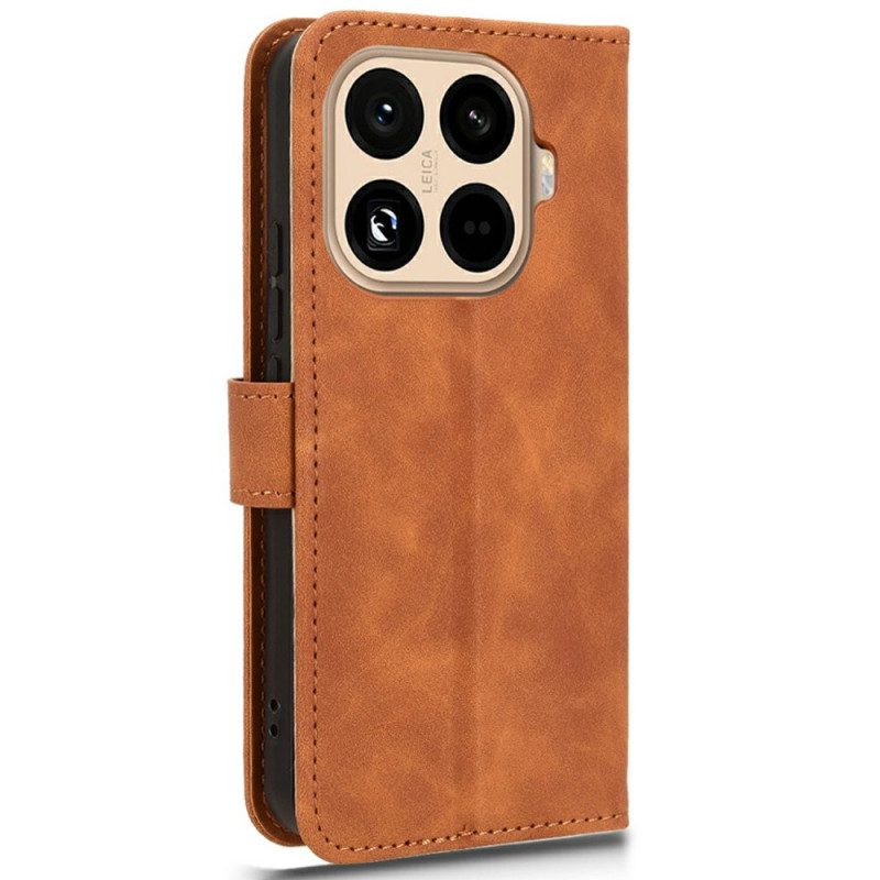 Nahkakotelo Xiaomi 15t Pro Mokkanahkakuvioinen