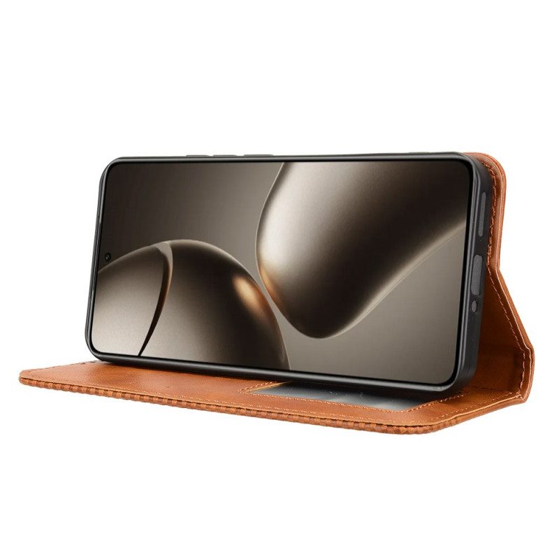 Nahkakotelo Xiaomi 15t Pro Puhelinkuoret Vintage-reunus