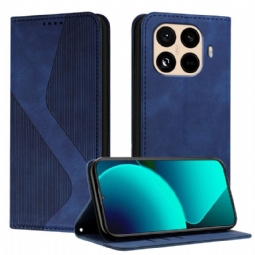 Nahkakotelo Xiaomi 15t Pro S-muotoinen