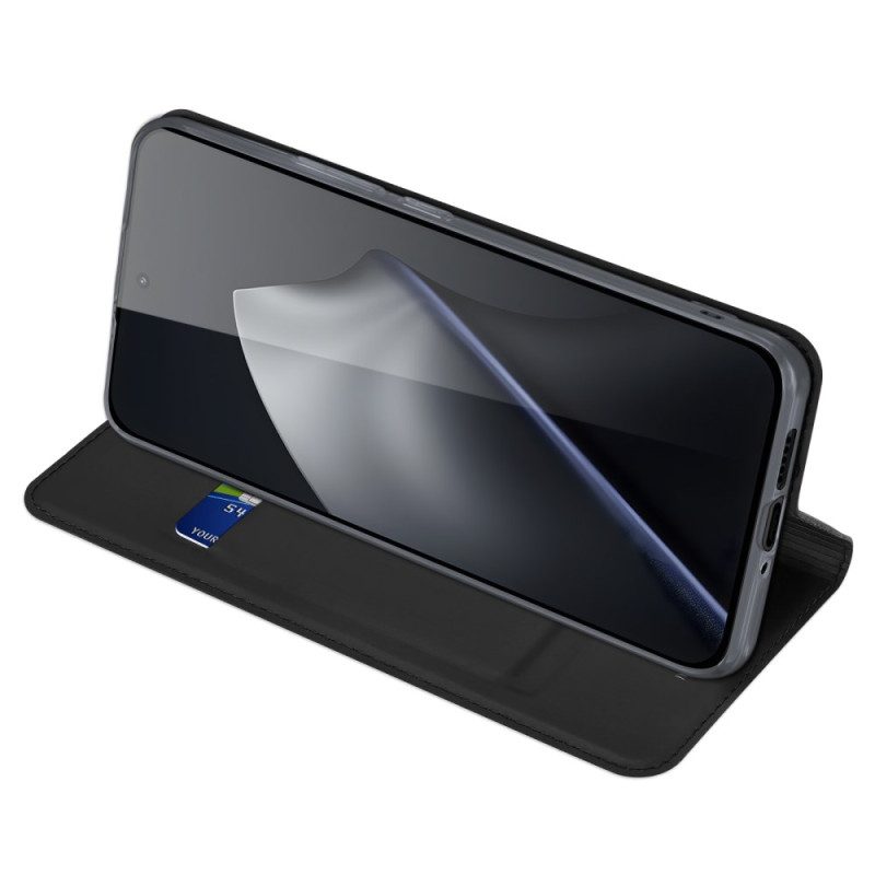 Nahkakotelo Xiaomi 15t Pro Skin Pro -sarja Dux Ducis Suojakuori