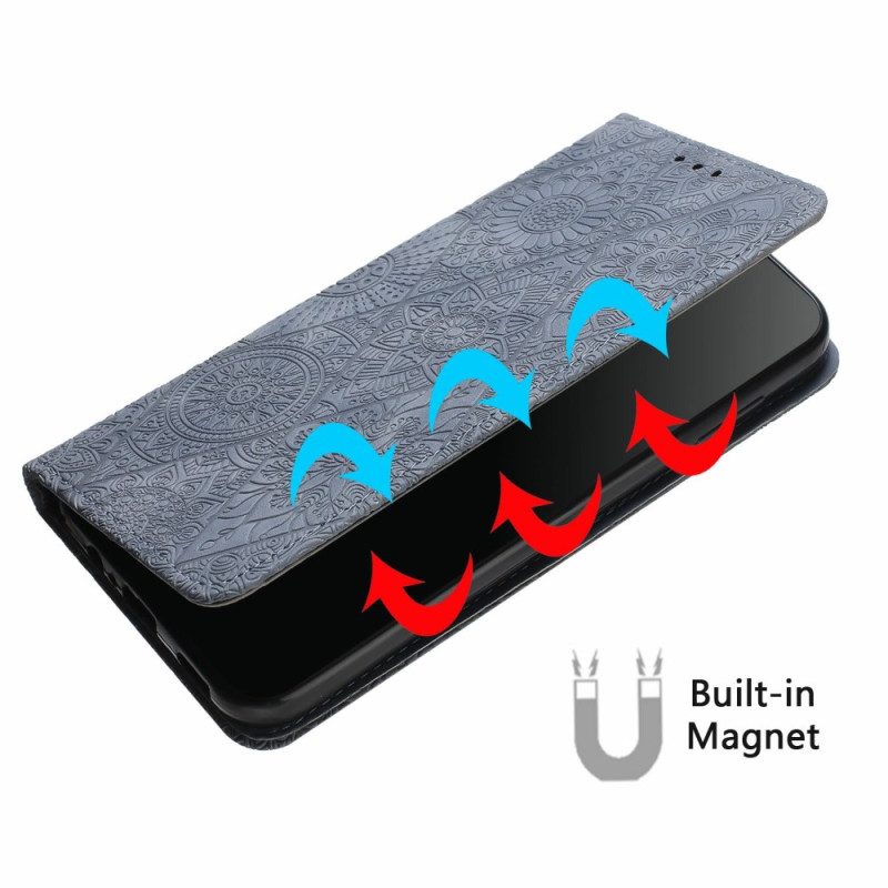 Nahkakotelo Xiaomi 15t Pro Tilkkutyö