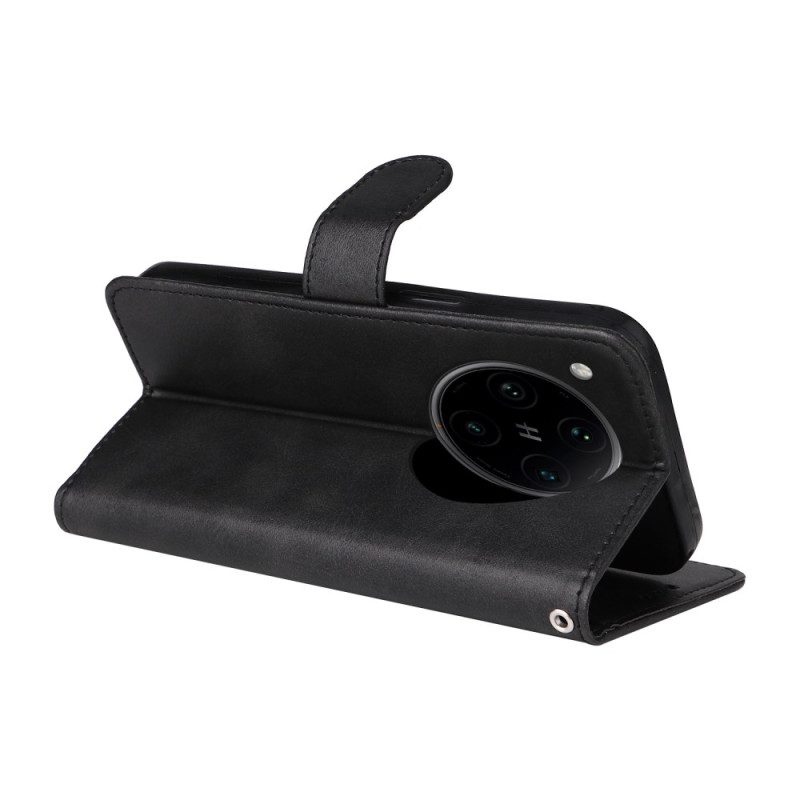 Kotelot Oppo Find X8 Pro Keinonahkaranneke