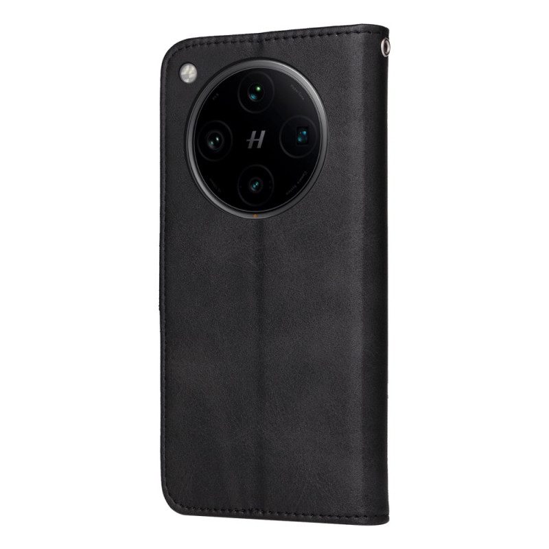 Kotelot Oppo Find X8 Pro Keinonahkaranneke