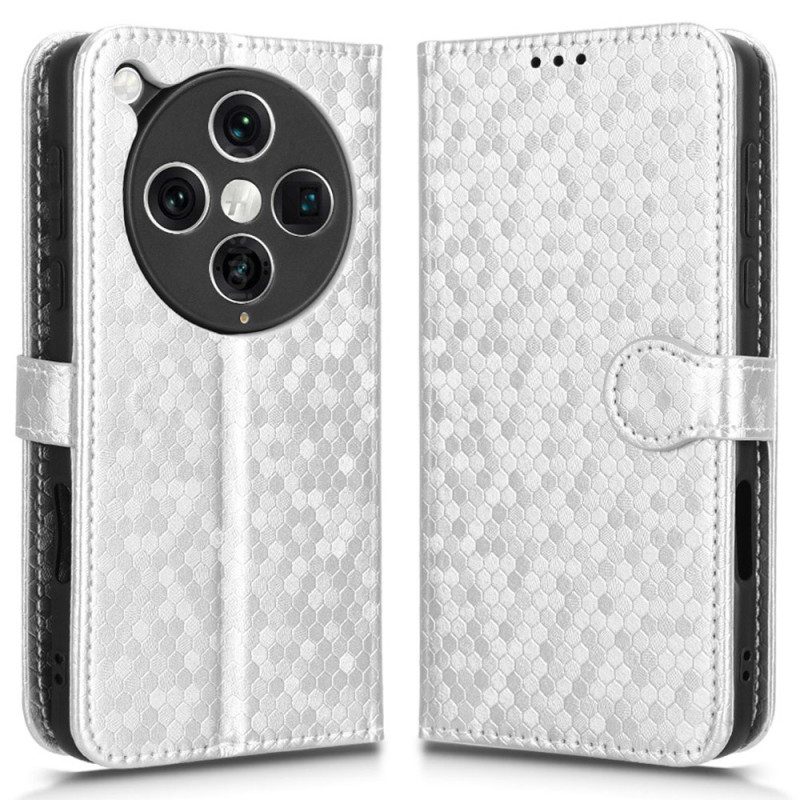 Kotelot Oppo Find X8 Pro Kimaltelevat Pisteet Rannekkeella