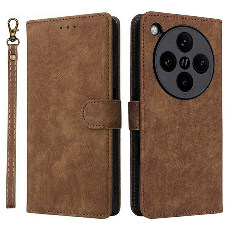 Kotelot Oppo Find X8 Pro Mokkanahkamainen Rfid-suoja