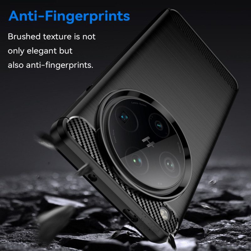 Kuori Oppo Find X8 Pro Harjattu Hiilikuitu