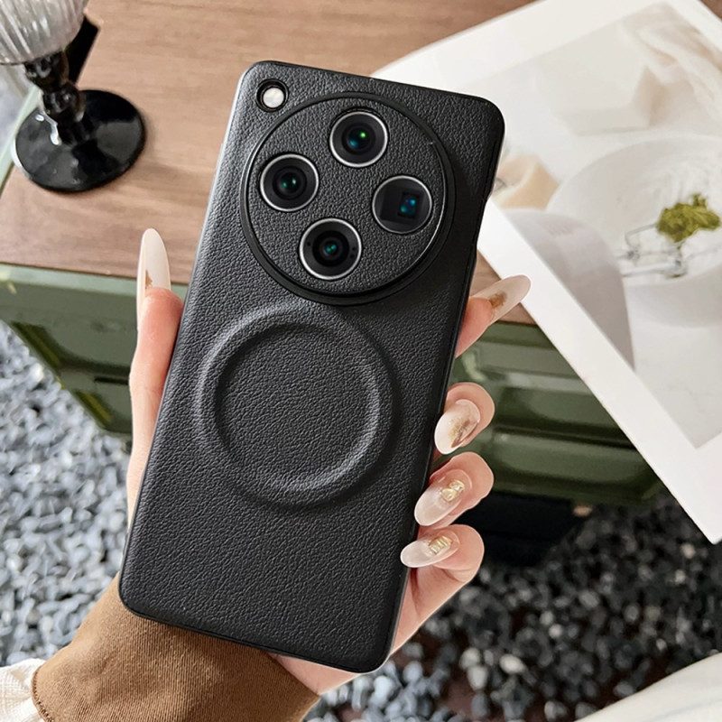 Kuori Oppo Find X8 Pro Magsafe-yhteensopiva Nahkakuvio