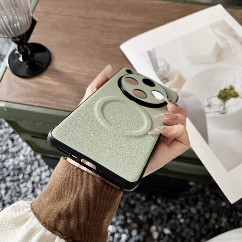 Kuori Oppo Find X8 Pro Magsafe-yhteensopiva Nahkakuvio