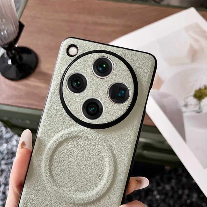 Kuori Oppo Find X8 Pro Magsafe-yhteensopiva Nahkakuvio