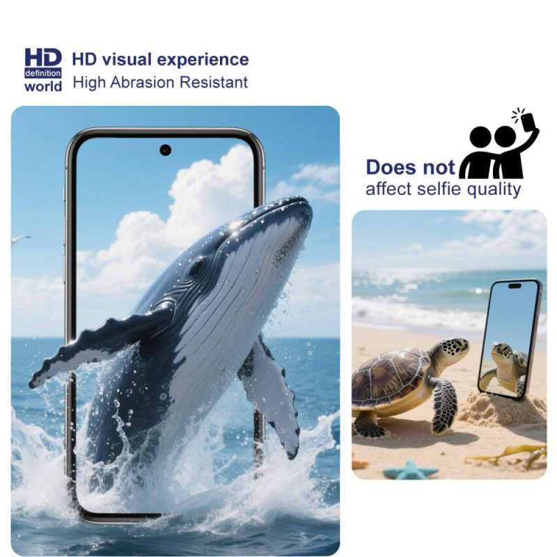 Karkaistusta Lasista Valmistettu Näytönsuoja Vivo X300 Prolle Asennuskehyksellä (sormenjälkitunnistus)