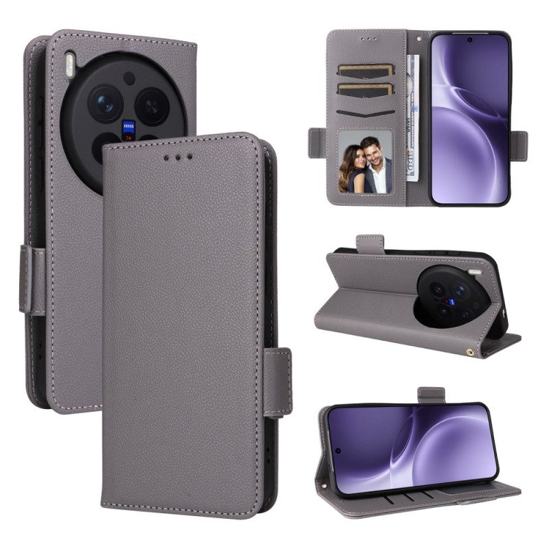 Kotelot Vivo X300 Pro Puhelinkuoret Keinonahkaa Hihnalla