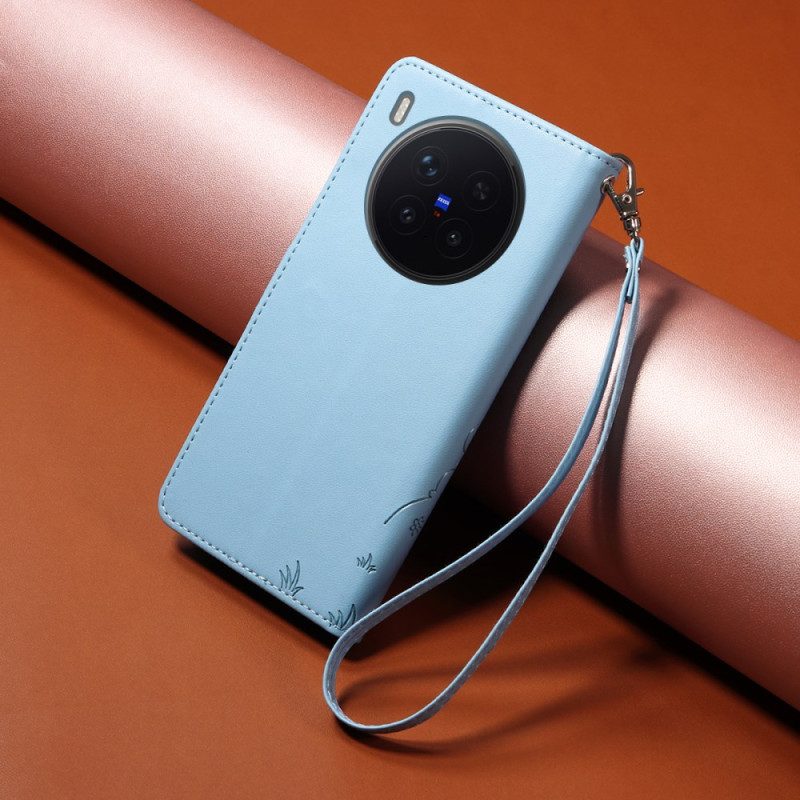 Kotelot Vivo X300 Pro Puhelinkuoret Koirakuvio Hihnalla