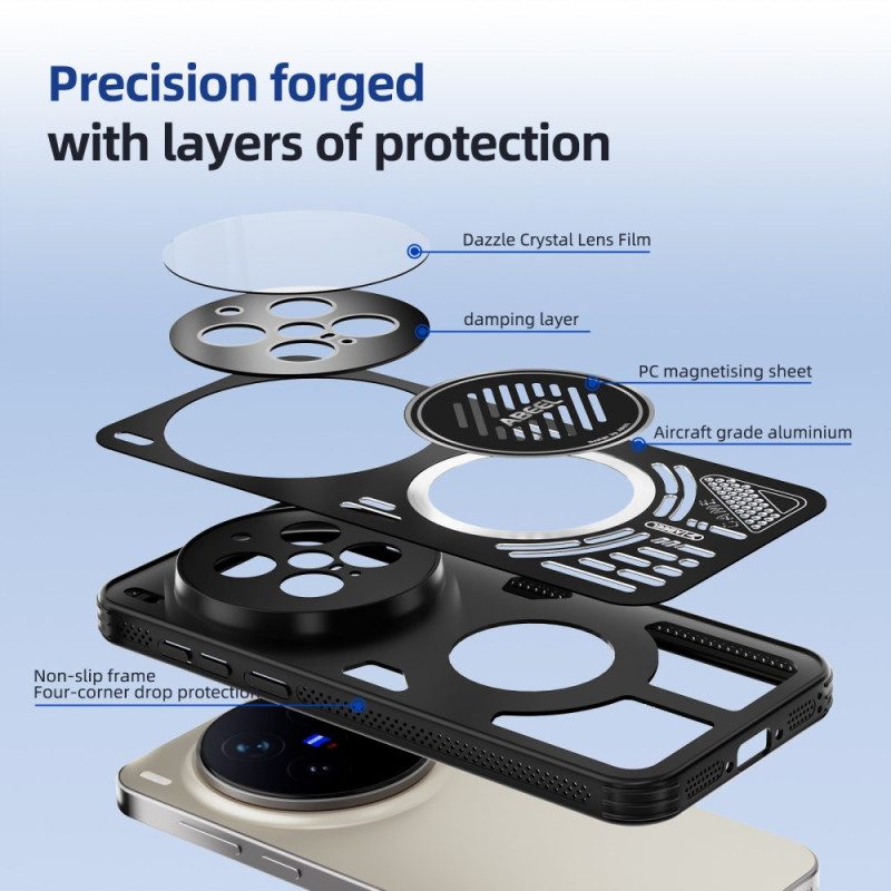 Kuori Vivo X300 Pro Magneettinen Lämmönpoisto-ominaisuuksilla Abeel