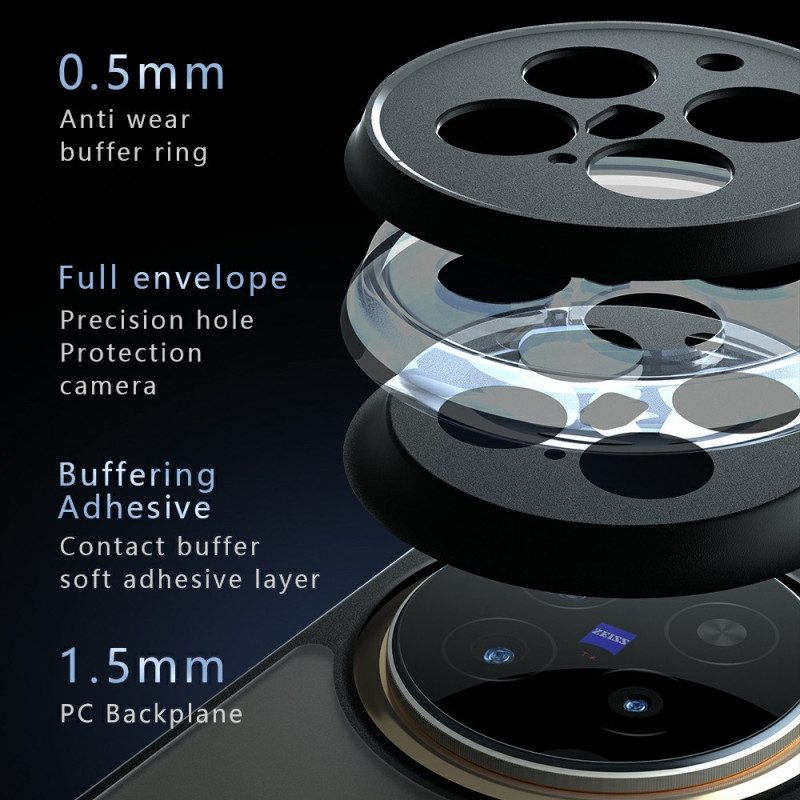 Kuori Vivo X300 Pro Mattamusta Kirkas