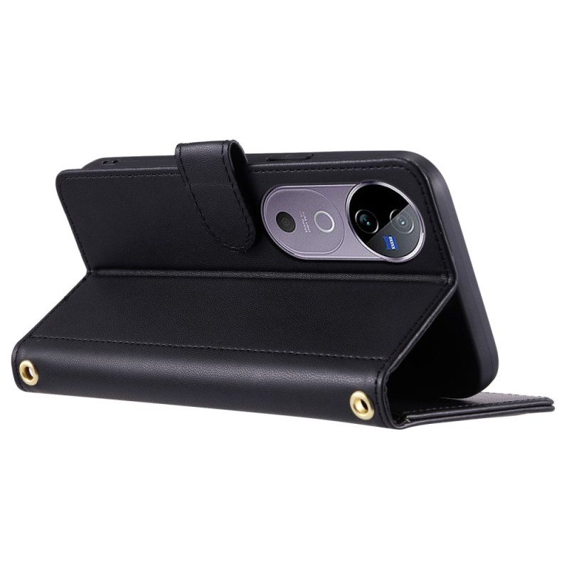 Kotelot Vivo V40 5g Tikattu Hihnoilla