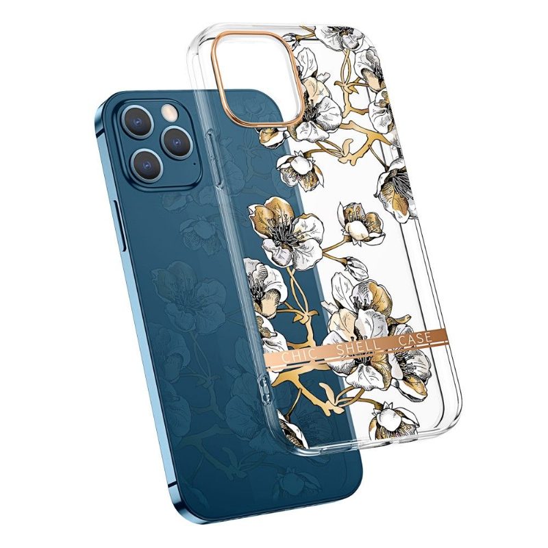 Case iPhone 13 Pro Max Murtumaton Puhelinkuoret Läpinäkyvä Kukka Gardenia