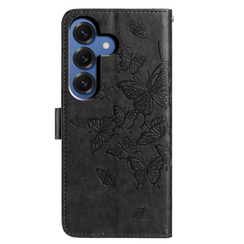 Kotelot Samsung Galaxy S26 Plus Barokkikuvioinen Perhonen Suojakuori