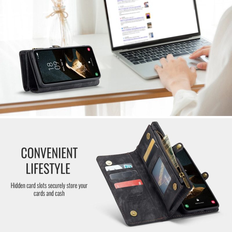 Kotelot Samsung Galaxy S26 Plus Caseme Nahkakuvio