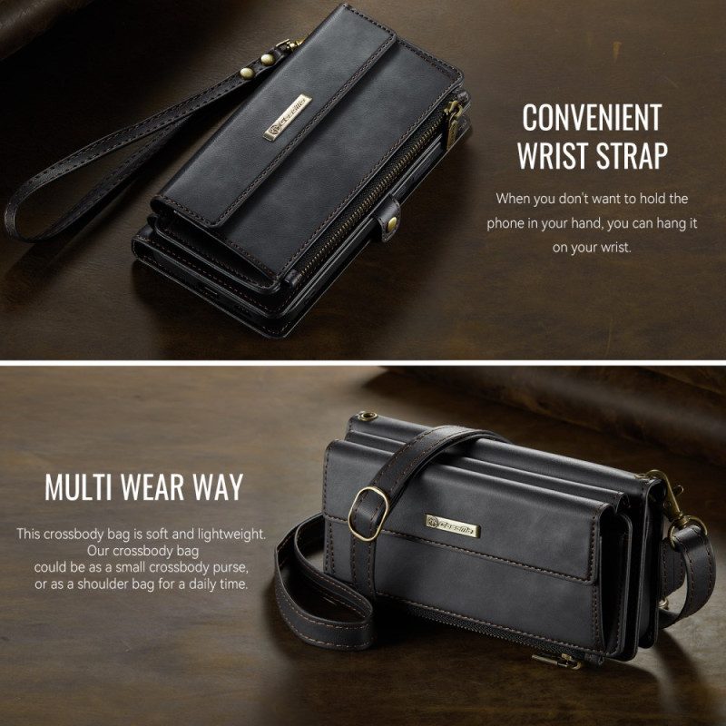 Kotelot Samsung Galaxy S26 Plus Puhelinkuoret Caseme Rfid-suoja Ja Olkahihna