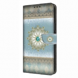 Kotelot Samsung Galaxy S26 Plus Sininen Timanttikukka