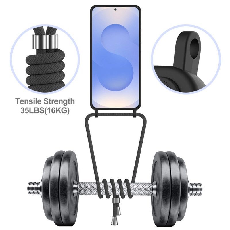 Kuori Samsung Galaxy S26 Plus Korttikotelo Ja Nauha