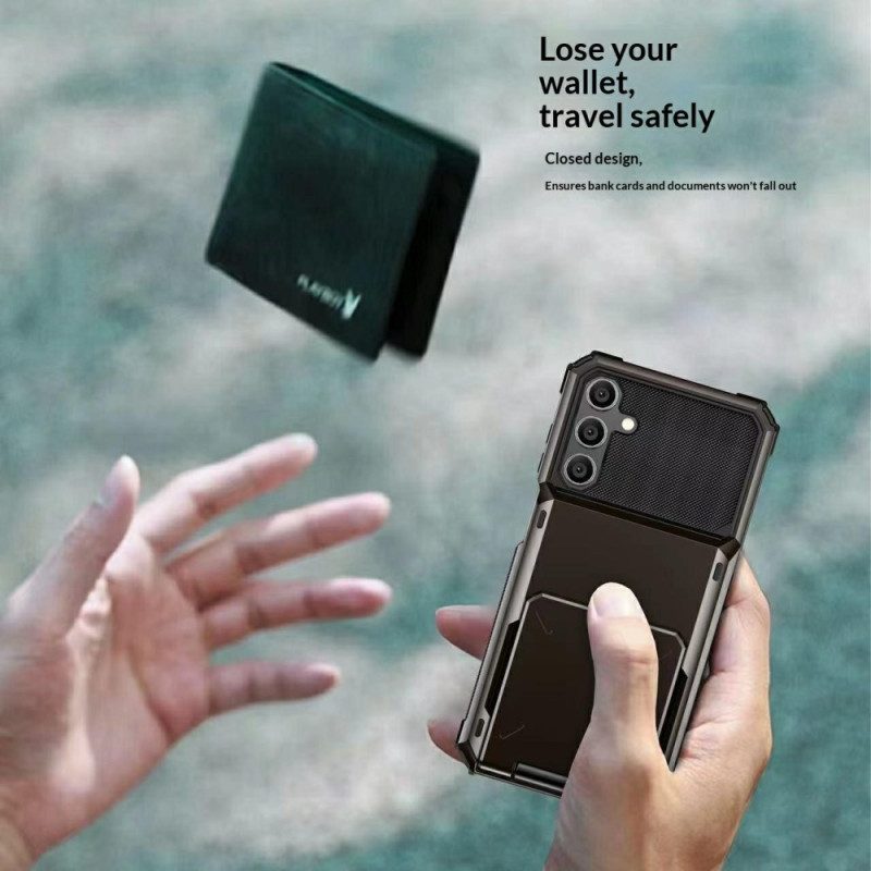 Kuori Samsung Galaxy S26 Plus Läpinäkyvä Korttikotelo Suojakuori