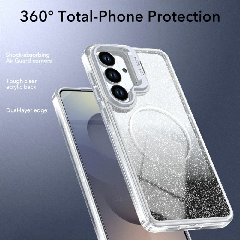 Kuori Samsung Galaxy S26 Plus Magneettinen Liukuvärjätty Kimalle Ja Tausta