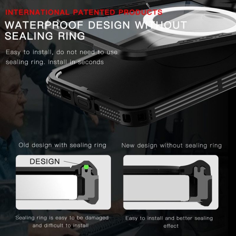 Kuori Samsung Galaxy S26 Plus Vedenpitävä Magneettinen Redpepper