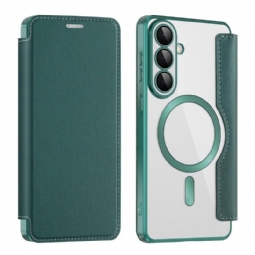 Nahkakotelo Samsung Galaxy S26 Plus Magneettinen Rfid-korttikotelo