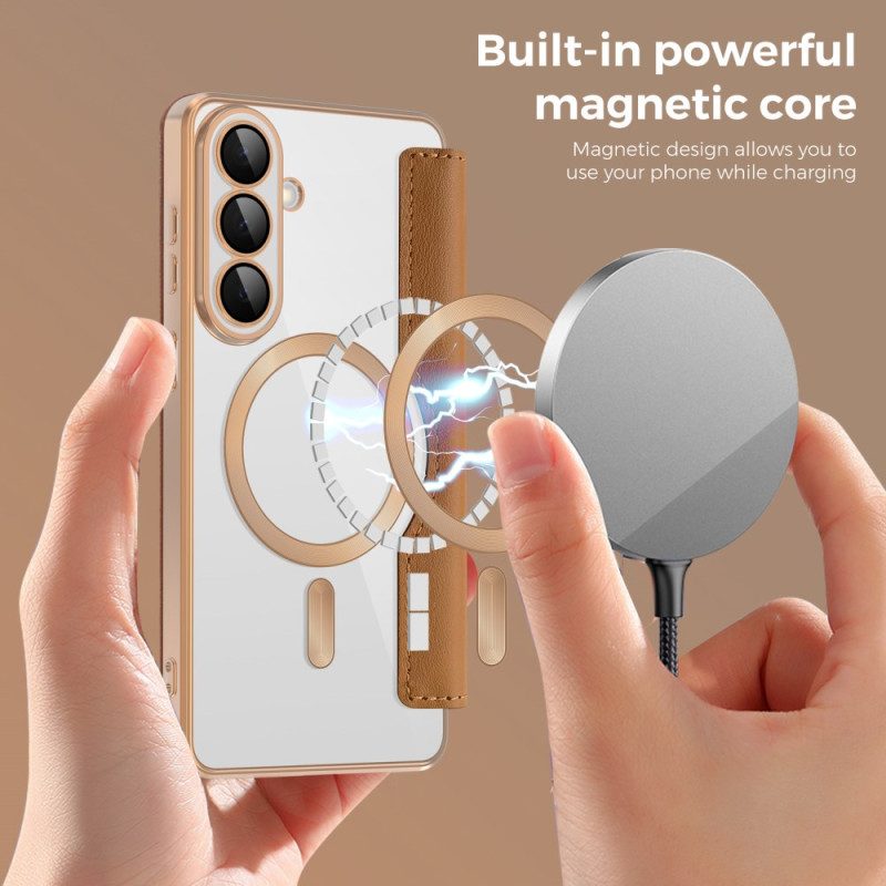 Nahkakotelo Samsung Galaxy S26 Plus Pehmustettu Rfid-korttikotelo