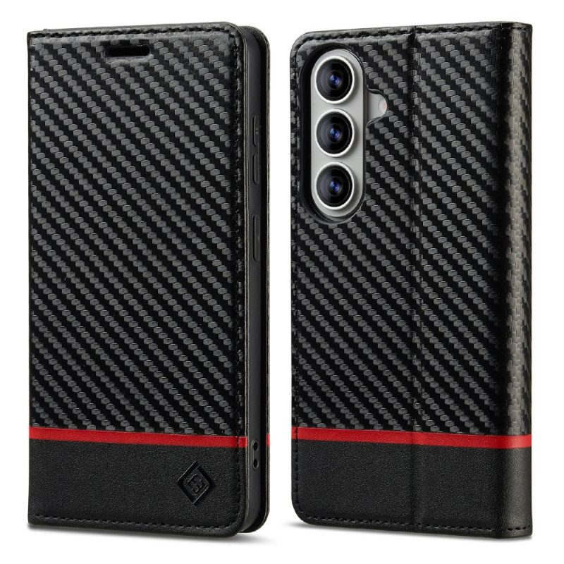 Nahkakotelo Samsung Galaxy S26 Plus Puhelinkuoret Hiilikuitu