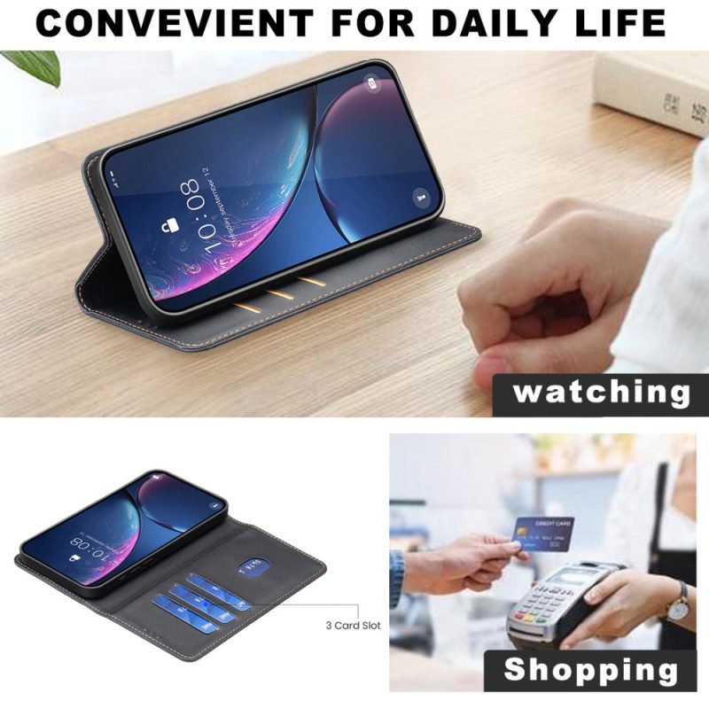 Nahkakotelo Samsung Galaxy S26 Plus Puhelinkuoret Keinonahka Binfen Väri