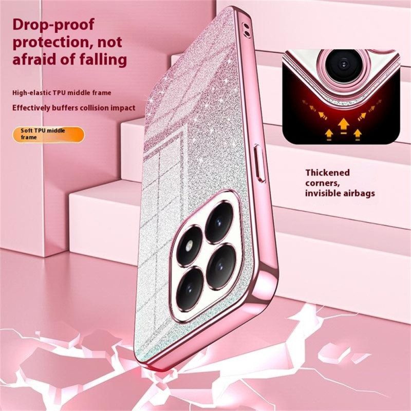 Case Xiaomi 15t Puhelinkuoret Kimalteleva Liukuvärjäyskuvio