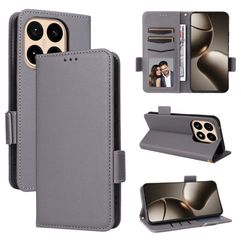 Kotelot Xiaomi 15t Keinonahkaa Hihnalla