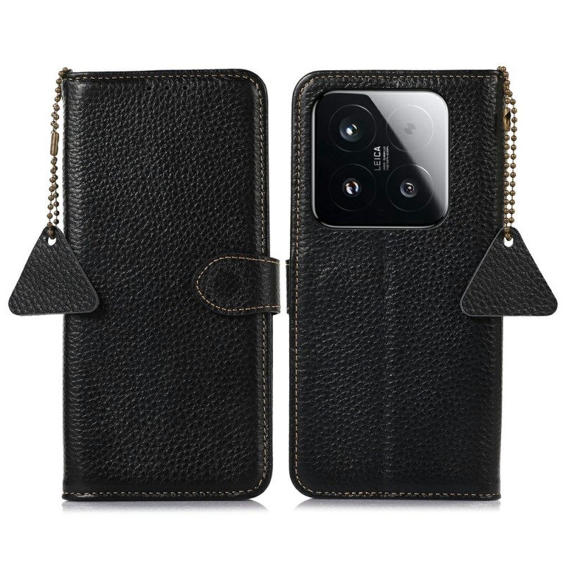 Kotelot Xiaomi 15t Puhelinkuoret Aitoa Nahkaa Rfid-suojattu