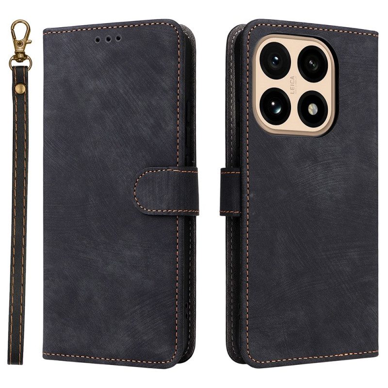 Kotelot Xiaomi 15t Puhelinkuoret Rfid-suojattu Mokkanahkajäljitelmä