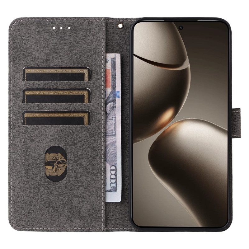 Kotelot Xiaomi 15t Puhelinkuoret Rfid-suojattu Mokkanahkajäljitelmä