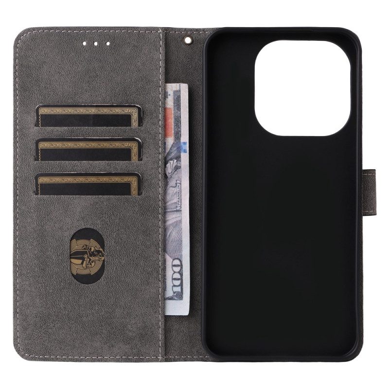 Kotelot Xiaomi 15t Puhelinkuoret Rfid-suojattu Mokkanahkajäljitelmä