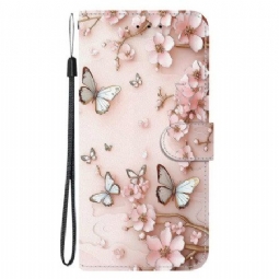 Kotelot Xiaomi 15t Puhelinkuoret Ruusukultaiset Perhoset Ja Kukat