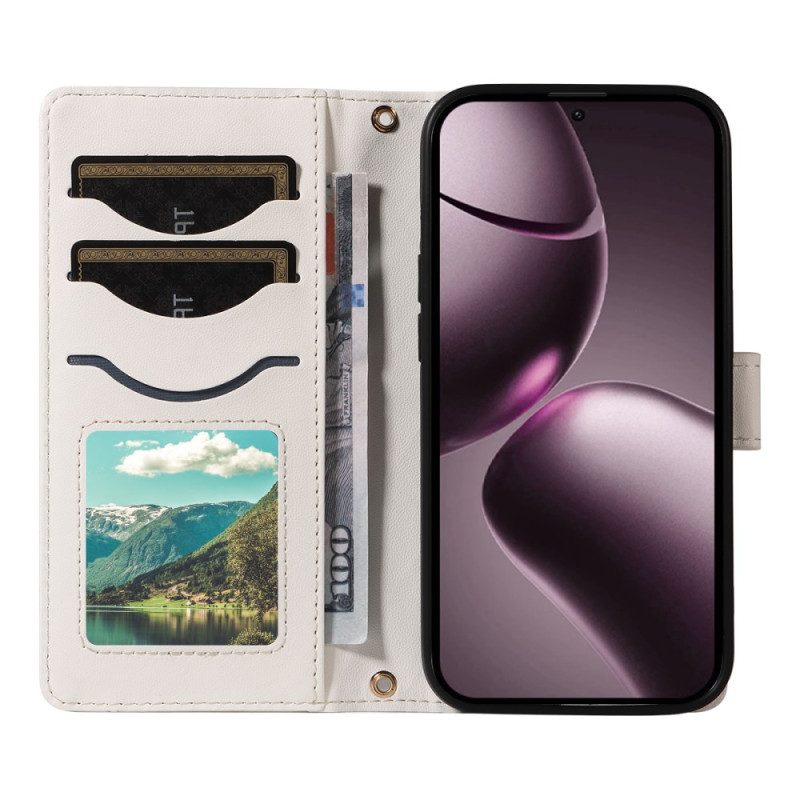 Kotelot Xiaomi 15t Tikattu Hihnalla Ja Olkahihnalla