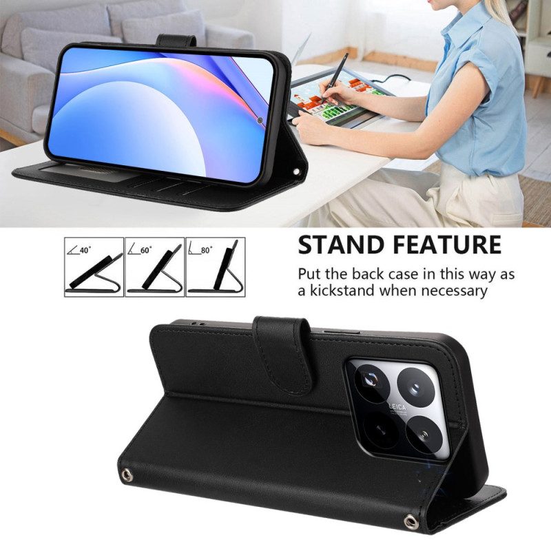 Kotelot Xiaomi 15t Yksivärinen Rfid-suoja