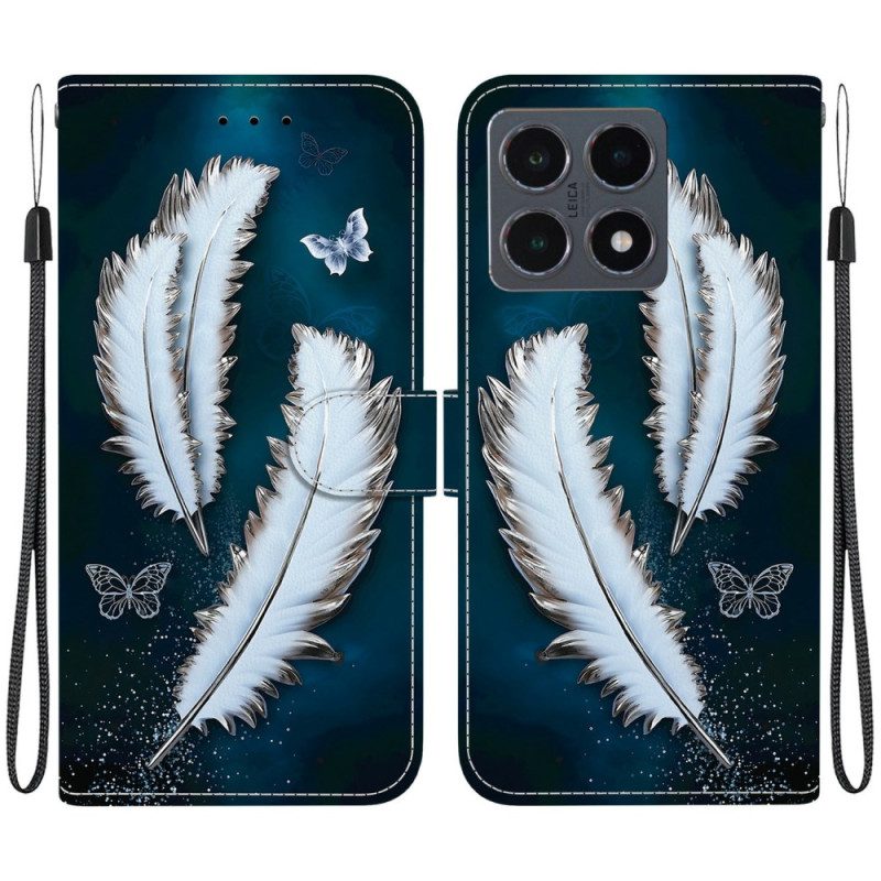 Kuoret Xiaomi 15t Valkoiset Höyhenet